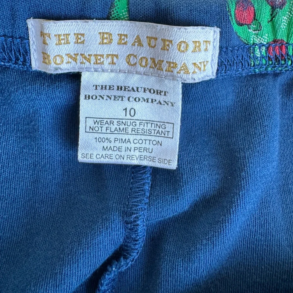 THE BEAUFORT BONNET‎ COMPANY Johnny Appleseed Apple Tree Sleep pajama pants 10